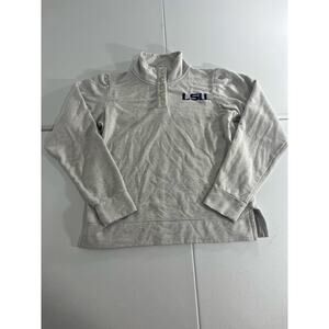 LSU pullover sweater Qaurter button women’s size small